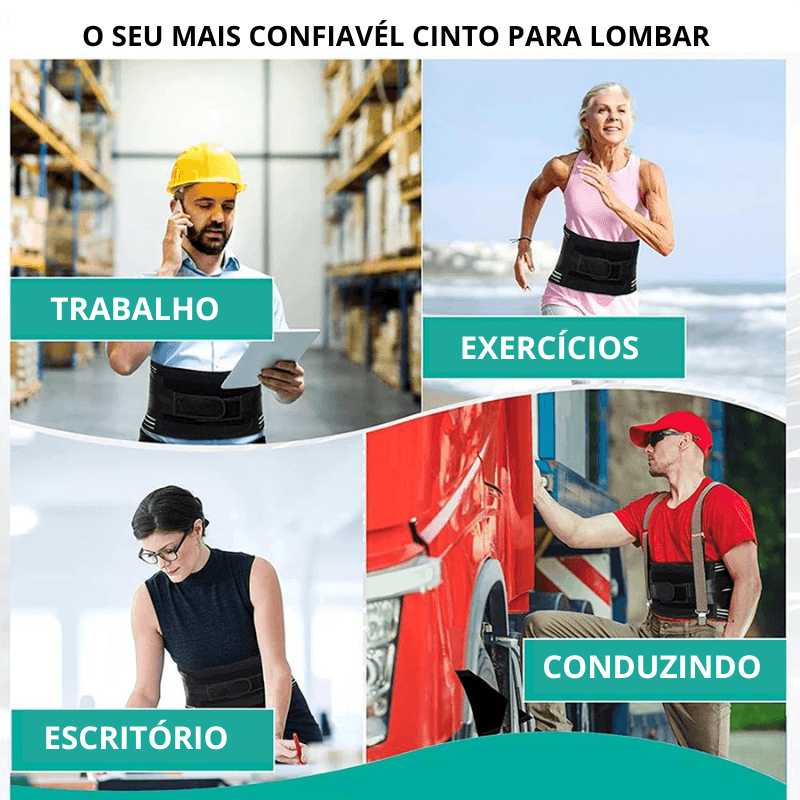 Cinta Alívio Para Dor Na Lombar - Coqueiros Store